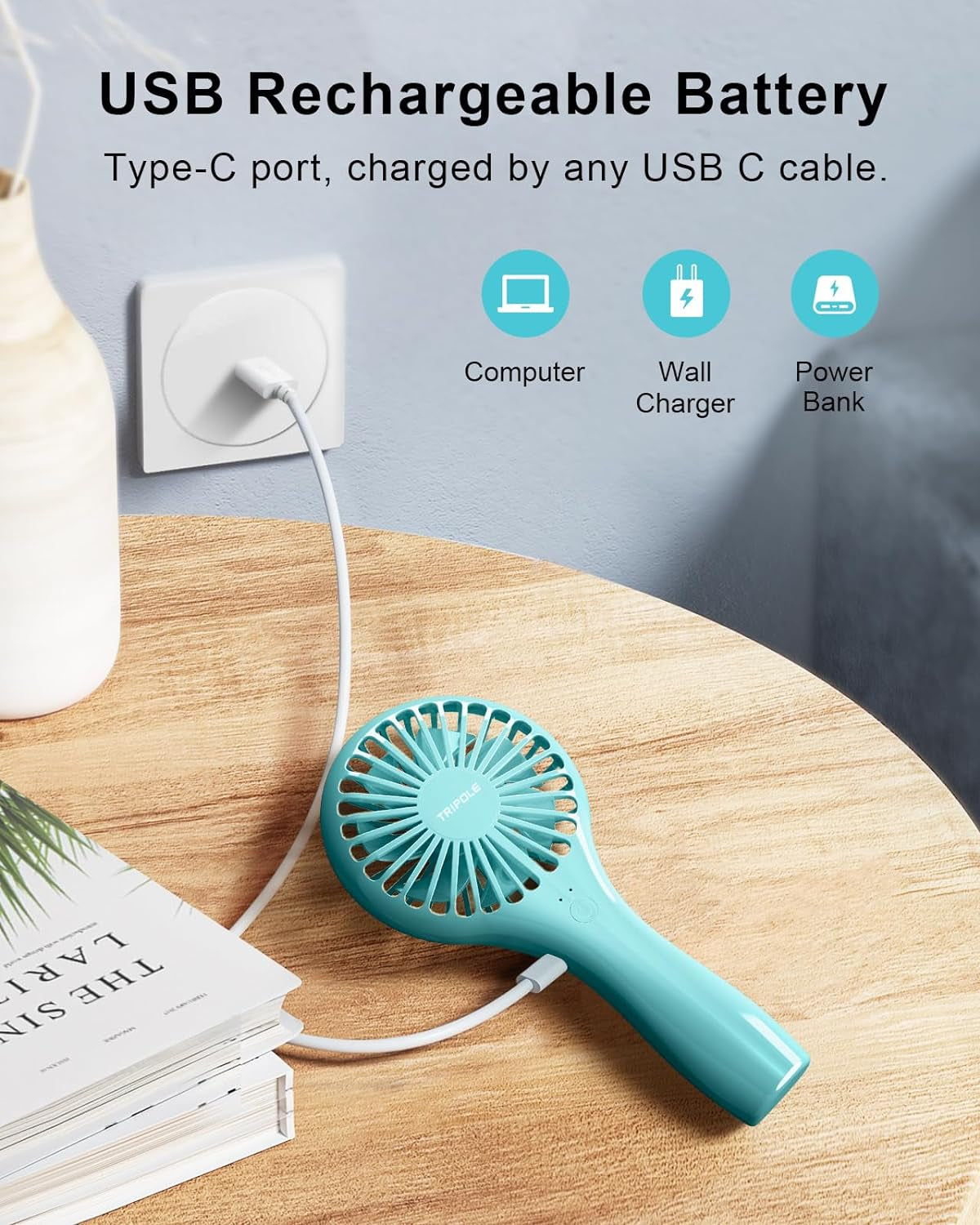 Mini Handheld Rechargeable  Fan 