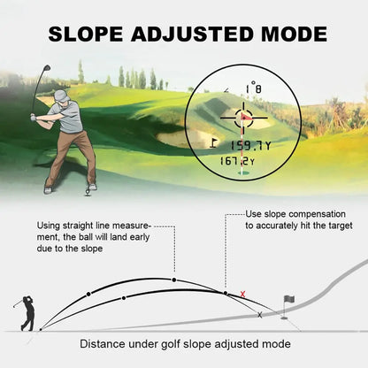 600M/Yard Golf Laser Rangefinder 