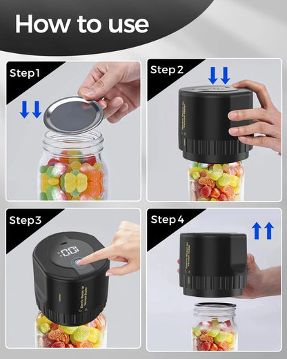 Electric Mason Jar Vacuum Sealer